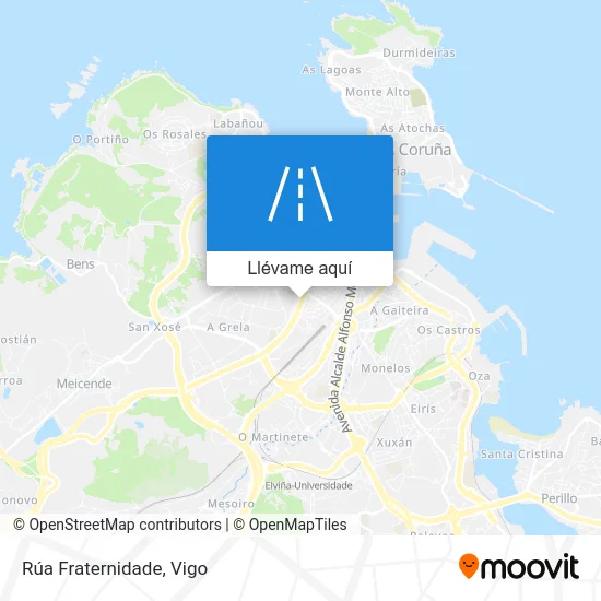 Mapa Rúa Fraternidade