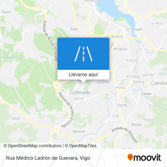 Mapa Rúa Médico Ladrón de Guevara