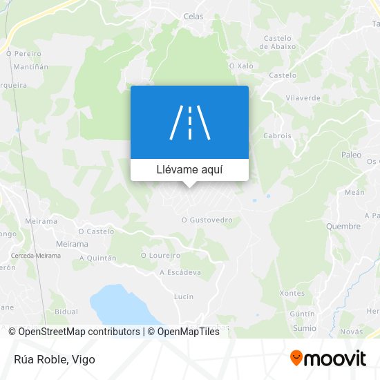 Mapa Rúa Roble