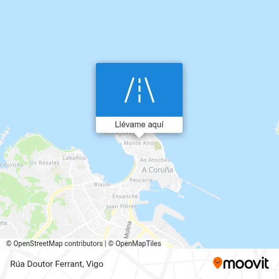 Mapa Rúa Doutor Ferrant