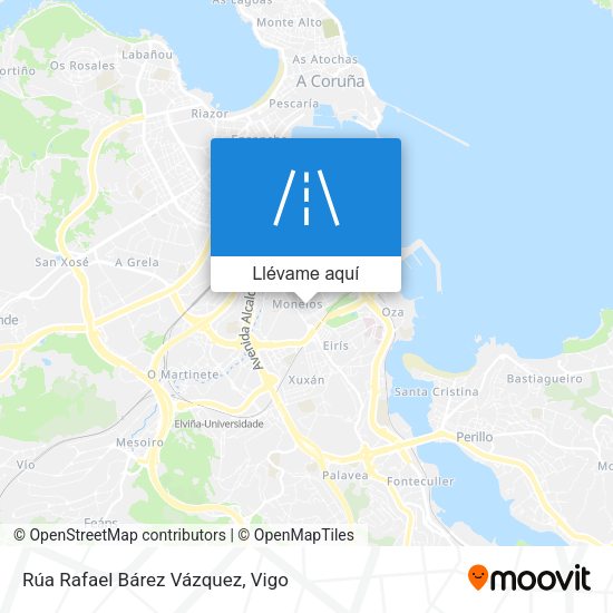 Mapa Rúa Rafael Bárez Vázquez