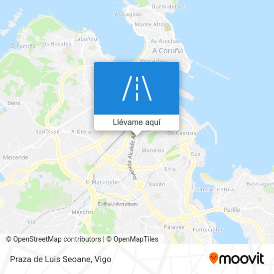 Mapa Praza de Luis Seoane