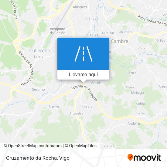 Mapa Cruzamento da Rocha