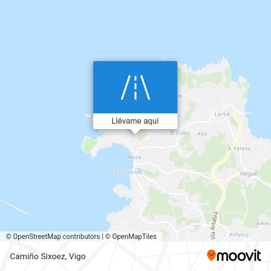 Mapa Camiño Sixoez