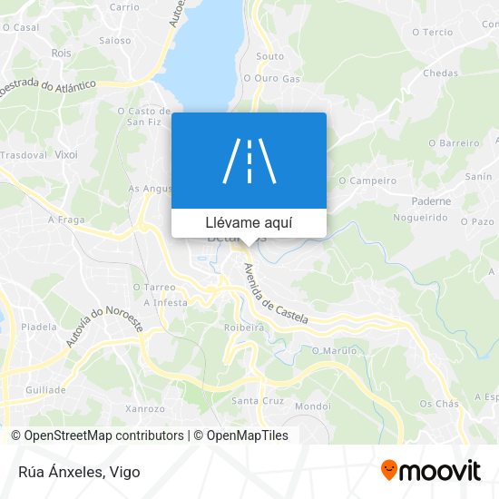 Mapa Rúa Ánxeles
