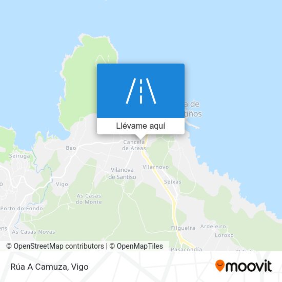 Mapa Rúa A Camuza