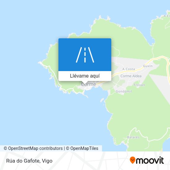 Mapa Rúa do Gafote