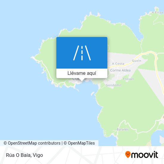 Mapa Rúa O Baía