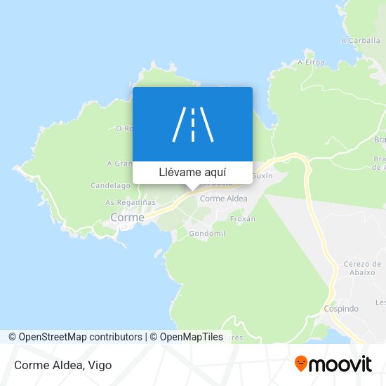 Mapa Corme Aldea