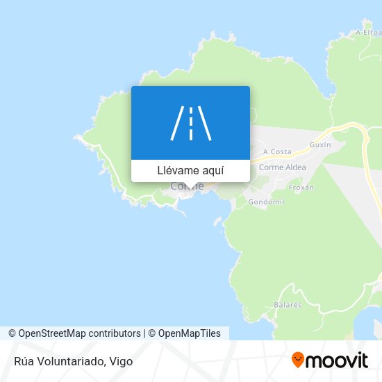 Mapa Rúa Voluntariado