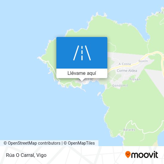 Mapa Rúa O Carral