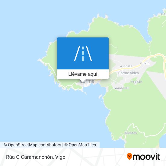 Mapa Rúa O Caramanchón