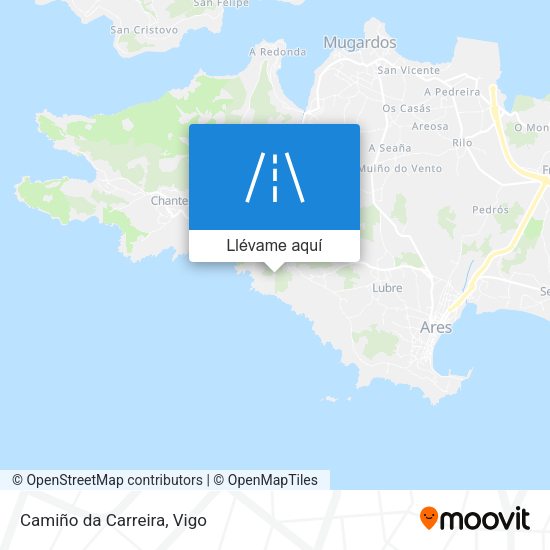 Mapa Camiño da Carreira