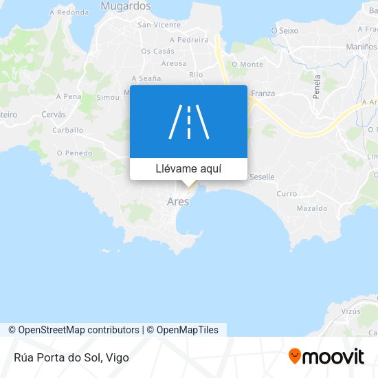 Mapa Rúa Porta do Sol