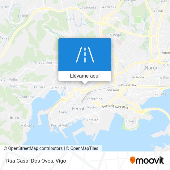 Mapa Rúa Casal Dos Ovos