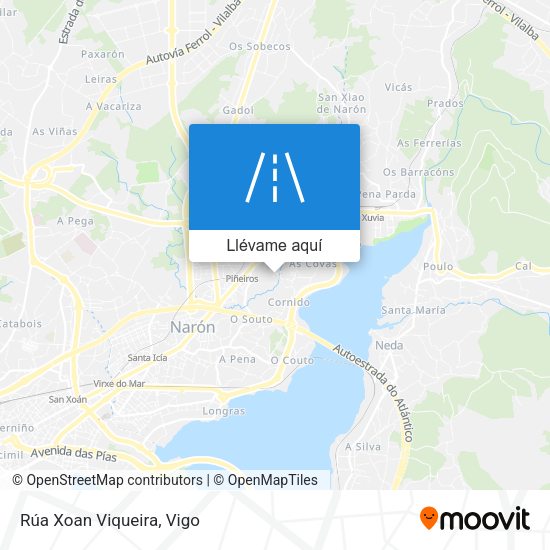 Mapa Rúa Xoan Viqueira