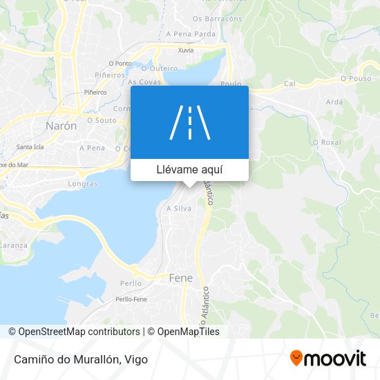 Mapa Camiño do Murallón