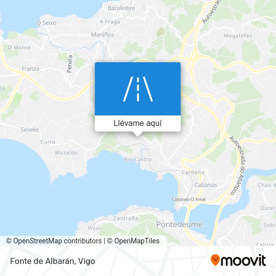 Mapa Fonte de Albarán