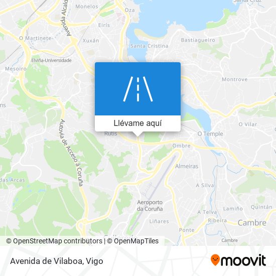 Mapa Avenida de Vilaboa