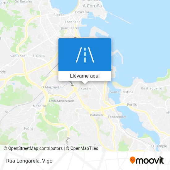 Mapa Rúa Longarela