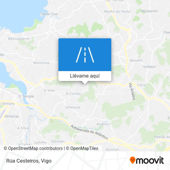 Mapa Rúa Cesteiros