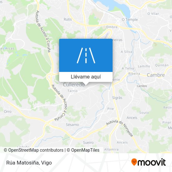 Mapa Rúa Matosiña