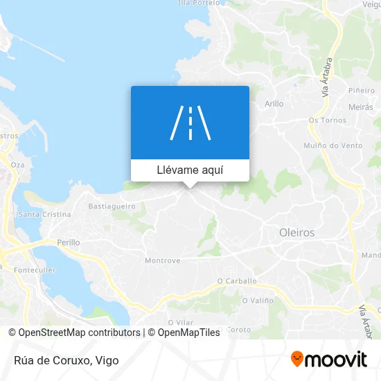 Mapa Rúa de Coruxo
