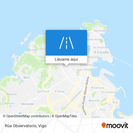 Mapa Rúa Observatorio