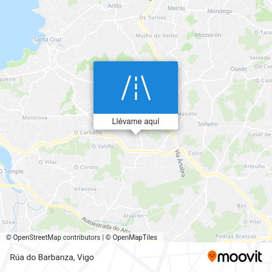 Mapa Rúa do Barbanza