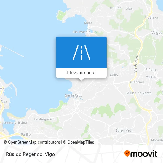 Mapa Rúa do Regendo