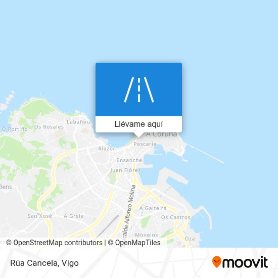 Mapa Rúa Cancela