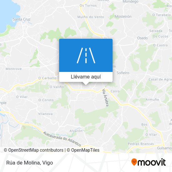 Mapa Rúa de Molina