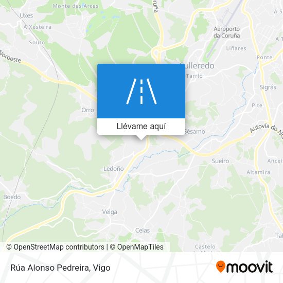 Mapa Rúa Alonso Pedreira