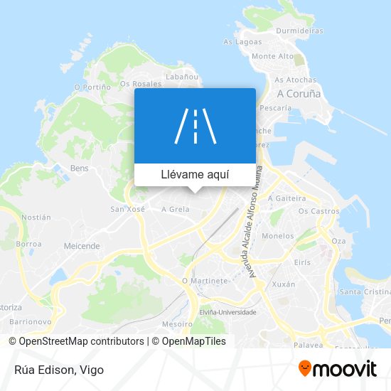 Mapa Rúa Edison
