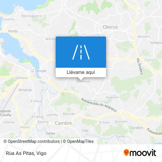 Mapa Rúa As Pitas