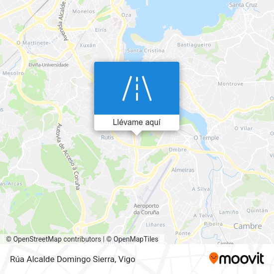 Mapa Rúa Alcalde Domingo Sierra