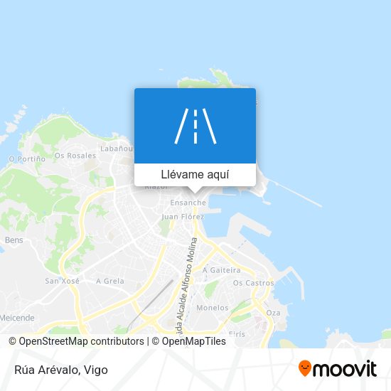 Mapa Rúa Arévalo