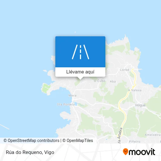 Mapa Rúa do Requeno