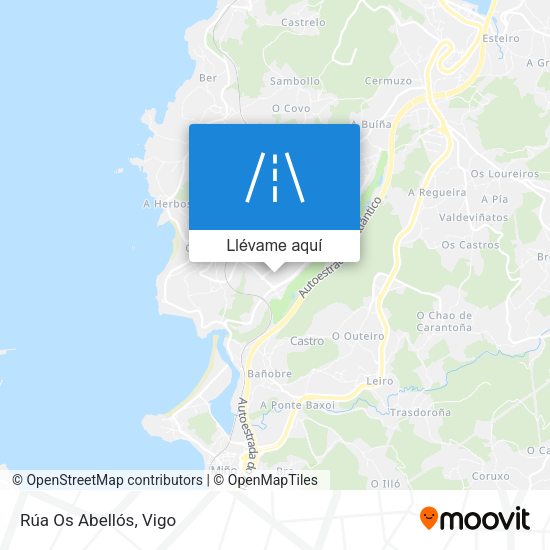 Mapa Rúa Os Abellós