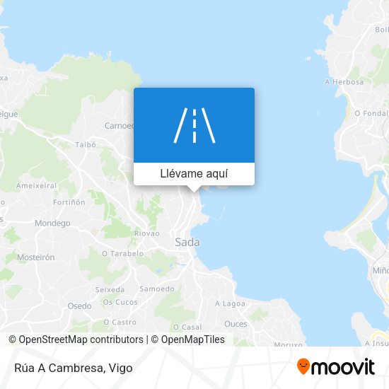 Mapa Rúa A Cambresa