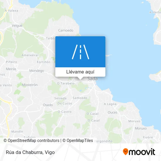 Mapa Rúa da Chaburra