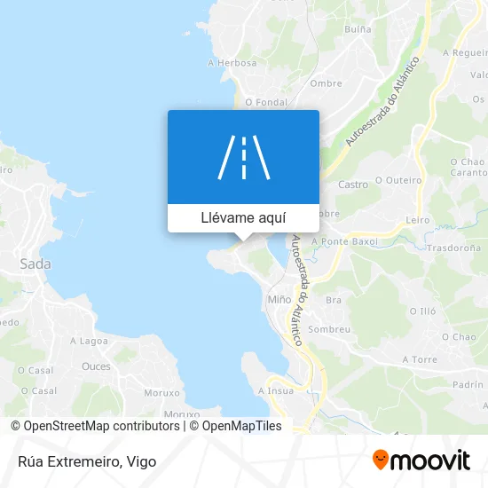 Mapa Rúa Extremeiro
