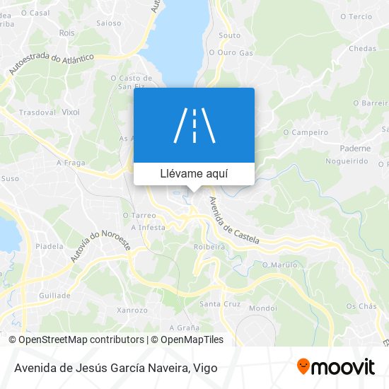 Mapa Avenida de Jesús García Naveira