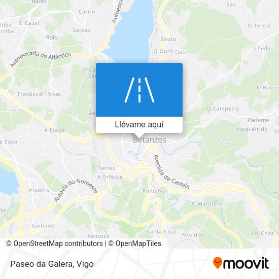 Mapa Paseo da Galera