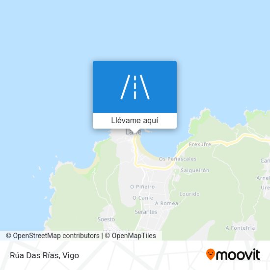 Mapa Rúa Das Rías