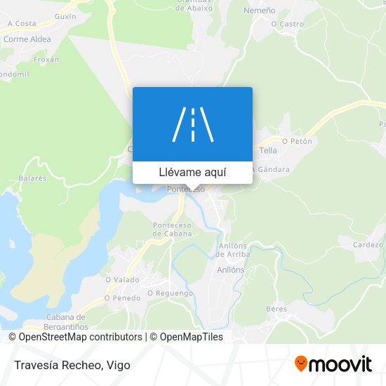 Mapa Travesía Recheo
