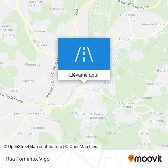 Mapa Rúa Fomento