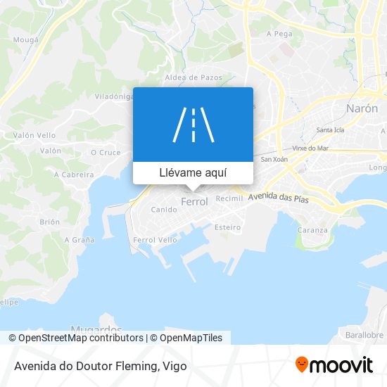 Mapa Avenida do Doutor Fleming