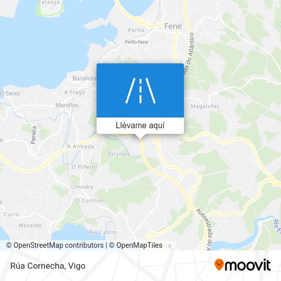 Mapa Rúa Cornecha