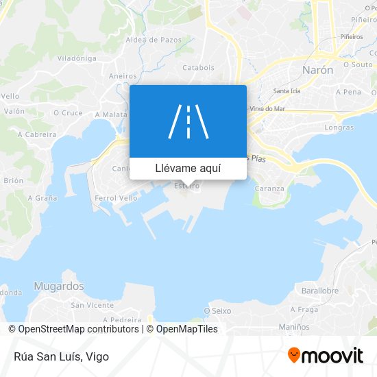 Mapa Rúa San Luís
